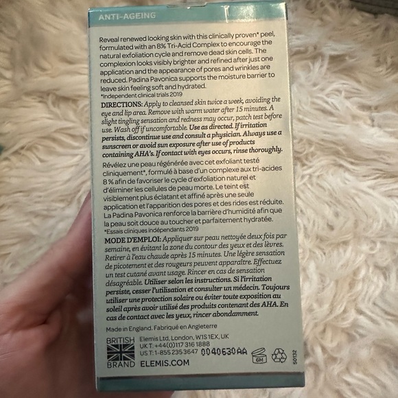 Elemis Pro-Collagen Tri-Acid Peel new in box - Picture 4 of 6